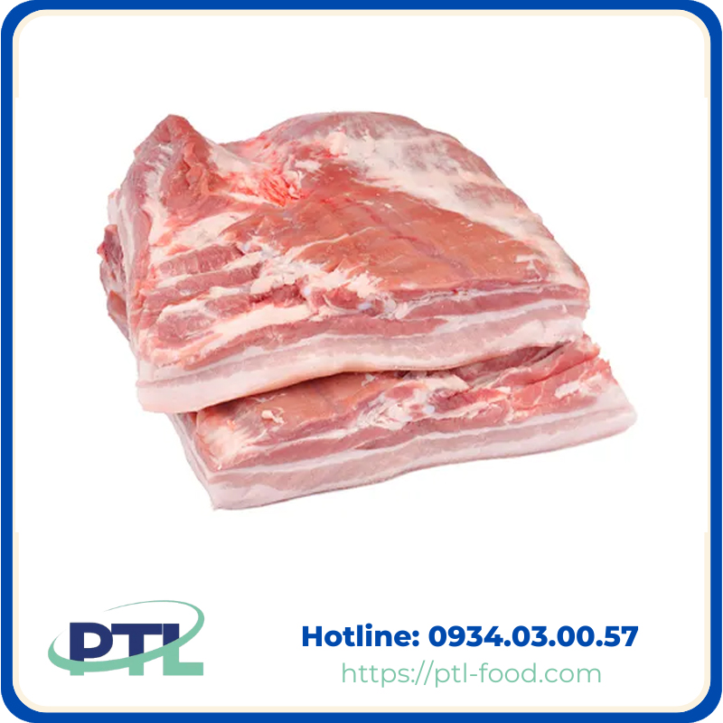 Ba chỉ heo nhập khẩu đông lạnh