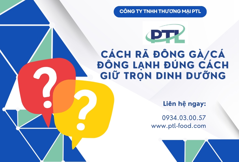 Cách Rã Đông Gà/Cá Đông Lạnh Đúng Cách Giữ Trọn Dinh Dưỡng